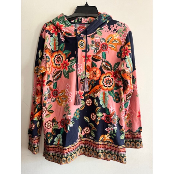 NWT Johnny Was Clarkwood High Low Pullover Hoodie - Picture 5 of 6